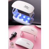 Alright Mini UV LED tırnak lambası jel ışık fare şeklinde cep boyutu tırnak kurutucu (Nail Dryer)