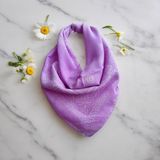Als Accessories Kadın Açık Lila Renk Etnik Desenli %100 Koton Bandana, Saç Bandı - Standart