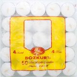 Als Bozkurt 50' Li Tealight Mum -Min 4 Saat Yanan - Beyaz - 1 Adet