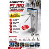 Als Pt 180 Otomatik Düşen Kollu Tripod Turnike Paslanmaz Çelik Led’li Hızlı Geçiş Sistemi