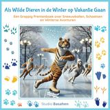Als Wilde Dieren in de Winter op Vakantie Gaan: Een Grappig Prentenboek over Sneeuwballen, Schaatsen en Winterse Avonturen