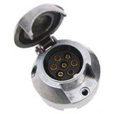 Alsa Römork Fişi 7li Dişi Metal - New Holland - Massey Ferguson - Erkunt - Tümosan - Steyr-Başak - 03RF0203 - 1 Adet