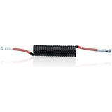 Alsa Tır Dorse Hava Hortumu Siyah (Kırmızı-Sarı) (M16 x 1.5) (3.5 Mt)