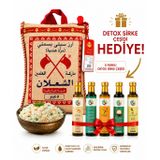 Alşalan 1121 Basmati Pirinç 5 Kg +Promar Detox Sirkesi 250 Ml (Hediye)