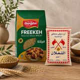 Alşalan 1211 Basmati Pirinç 1 Kg + GURME YEŞİL FİRİK BULGUR (FREEKEH) 800 GR