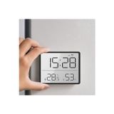 Alsam Kapsam Mıknatıslı Lcd Dijital Ekran 9X7 Cm Pilli Mini Saat Alarm Saat Nem Göstergesi Sıcaklık Ölçer