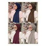 Alse Butik 4'lü Bambu Kraş Şal ( Lacivert - Bordo - Çikolata Kahve - Taş Rengi )