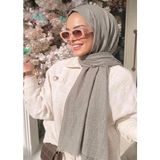 Alse Taş Rengi Bambu Kraş Şal