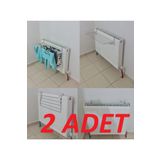 ALSHOP Kurufer 2 Adet Çamaşır Kurutmalık Petek Üstü 60cm 5 Telli Kaliteli X 2 Adet