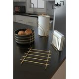 Alsı Home Servis Sunum Seti ve Ekmeklik Seti Havluluk Peçetelik Nihale Ekmeklik -4'lü Set - Antik Sarı