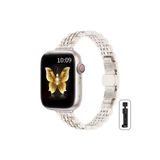 Alstrap Apple Watch 10 46mm 7 8 9 45mm 4 5 6 44mm Uyumlu Paslanmaz Çelik İnce Kesim Rolex Tasarım Kordon