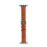 Alstrap Apple Watch 11-10(46mm) 9-8-7(45mm) 6 5 4 Se(44mm)Uyumlu Slim İnce Pu Deri Kordon Kayış