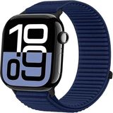Alstrap Apple Watch 11/10 46MM 9/8/7 45MM 6/5/4 Se 44 Uyumlu Pro Cırt Rahat Kordon - Lacivert
