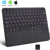 Alstrap Bluetooth Kablosuz Klavye | Touchpadli, Tüm Tablet ve Telefon Uyumlu, Ios Android Windows Destekli - Siyah