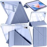 Alstrap Ipad 11. NESIL(A16) 10.nesil 10.9 Inç Kılıf Kalem Bölmeli Şeffaf Arka Kapaklı Standlı Tablet Kılıfı - İpad 11. Nesil İpad 10 Nesil - Koyu Yeşil