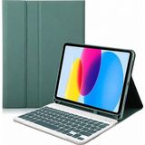 Alstrap Ipad 7 8 9 Nesil 10.2 Inç Uyumlu Kalem Bölmeli Klavyeli Tablet Kılıfı (Kalem Dahil Değildir.) - İpad 7 8 9 Nesil 10.2 inç - Koyu Yeşil