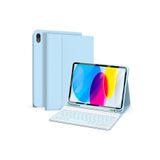 Alstrap Ipad Air 11 inç M2/M3 Air 4/5 10.9 inç Uyumlu Kablosuz Kalem Bölmeli Klavyeli Tablet Kılıfı