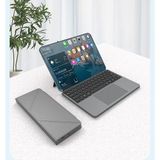 Alstrap Ipad Pro M5/m4 (11-13INÇ) Pro 12,9 Inç Uyumlu Standlı Bluetooth Klavye Touchpad’li Katlanır - İpad Pro M5/M4 (11-13inç) Pro 12,9 İnç