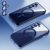 Alstrap Samsung Galaxy A17 Uyumlu Magsafe Destekli Kamera Korumalı Şeffaf Arka Kapak Telefon Kılıfı - Lacivert - Galaxy A17 4G