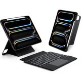 Alstrap Samsung Galaxy Tab S10 Fe Plus 13,4 Inc Uyumlu Magic Multistand Işıklı Klavyeli Touchpadli Tablet Kılıfı