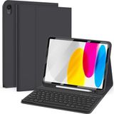 Alstrap Samsung Galaxy Tab S6 Lite P610/P613 Uyumlu Kablosuz Kalem Bölmeli Klavyeli Tablet Kılıfı(KALEM DAHİL DEĞİLDİR.) - Siyah