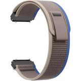 Alstrap Samsung Galaxy Watch 4/5/6/7 Fe Uyumlu Cırtlı Trail Loop 20MM Kordon - Gri - Mavi