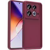 Alstrap Xiaomi Redmi Note 13 Pro 4g Uyumlu Silikon Kılıf – Kamera Korumalı, Yumuşak Premium Kapak - Bordo - Redmi Note 13 4G