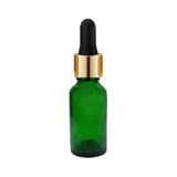 Alsun 100 Adet 30 Ml Altın Renk Amber Damlalık Şişe
