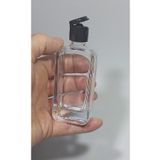 Alsun 5 Adet Cam parfüm,kolonya,Oda Kokusu Şişesi Shot Şişesi Küçük Vazo fliptop Kapaklı 50 ml