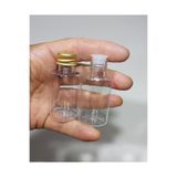 Alsun 50 Adet Tıpalı pet Oda Kokusu,parfüm Şişesi gold Kapaklı 30 ml