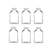 Alsun 6 Adet Cam Kavanoz Oda Kokusu Şişesi Küçük Vazo Kapaklı 6x50ML
