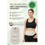 Alt Karın (Pelvik) Bölgesi Hint Yağı Uygulama Bezi – %100 Pamuk & Sızdırmaz