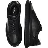 Alta Gracia Erkek Casual Hakiki Deri Ayakkabı Rahat Taban Günlük Ofis Ortopedik Kaymaz Okul Sneakers Şık Klasik - Siyah