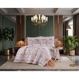 altabi Doğal Pamuklu Çift Kişilik Nevresim Takımı - 52 Tel Dokuma Luna Serisi - Renkli - 220 x 240 cm