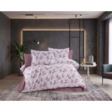 altabi Doğal Pamuklu Çift Kişilik Nevresim Takımı - 52 Tel Dokuma Zambak Serisi - Renkli - 220 x 240 cm