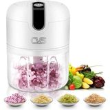 altabi Şarjlı Mini Gıda Doğrayıcı Mini Şarjlı Doğrayıcı 250 ml - Şeffaf