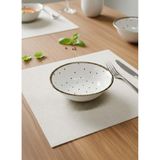altabi Seramik Çorba Kasesi Dijital Baskılı Desen 6’lı Set 15 cm Şık Dekoratif - 100 ml - Siyah