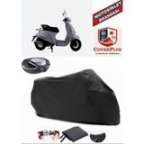 Altai Misk 50 Branda Siyah Arka Çanta Uyumlu(Topcase) Motosiket Brandası Motor Örtüsü Çadır Su Geçirmez Motosiklet Kılıfı Motor Brandası,lastikli,taşıma Torbalı