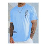 Altamira Erkek Bebe Mavi Believe Baskılı Oversize T-shirt