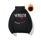 Altamira Kadın Siyah Scorpion Kapüşonlu Sweatshirt