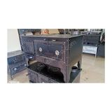 Altaş Kuzine Soba 4 mm Çok Amaçlı Bahçe Tipi Kuzine Soba Özel El Yapımı Soba