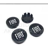 Altaş Siyah 4'lü 42 mm Fiat Orijinal Tip Geçme Jant Göbeği