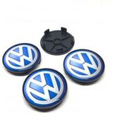 Altaş Volkswagen Damla Geçme Jant Göbeği Mavi 4 Lü 65/68MM