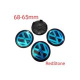 Altaş Volkswagen Metal Geçme Jant Göbeği Siyah 4 Lü 65/68MM