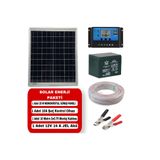 Altay solar 25 Watt Monokristal Güneş Panelli Güneş Enerjili Solar Aydınlatma Ve Telefon Şarj Sistemi