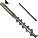 Altay Ticaret Deniz Plaj Metal Şemsiye Kazığı Kuma Sabitleme Aparatı - Gümüş
