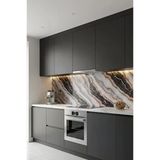 Alternatif Kaplama Uv Pvc Mermer Panel Pure Gold 1 Adet 60X120cm Ev Ofis Otel Duvar Kaplama Paneli