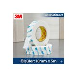 Alternatifbant 3M 9R110W Yüksek Performanslı Beyaz Çift Taraflı Köpük Bant 10mm x 5m