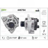 ALTERNATOR ACCENT BLUE I30 CERATO CEED 1.6 CRDI 2011- I20 1.4 CRDI 2008- VALEO 446764