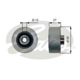 Alternatör Gergi Rulmanı Ford Tourneo Connect 1.8 Tdci Yd18 - GATES T36431